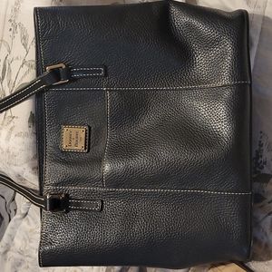 Dooney & Bourke Woman's Black Pebble Grain Small Lexington Shopper